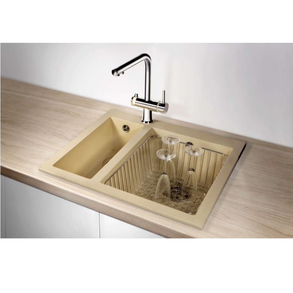 Мойка кухонная Omoikiri Bosen 590 Ваниль 4993150 — изображение 3