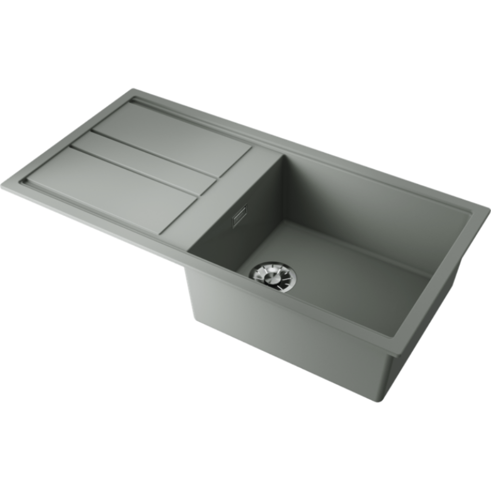 Мойка кухонная Omoikiri Kitagawa 100 Зелено-серый 4993251 — изображение 2