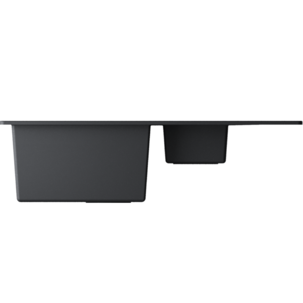 Мойка кухонная Omoikiri Daisen 78 Черный матовый 4993535 — изображение 3