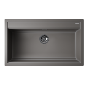 Мойка кухонная Omoikiri Kitagawa с разделочной доской 86 Серый матовый 4993796