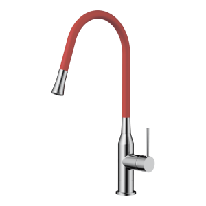 Смеситель для кухни Omoikiri Yatomi Сталь / Красный 4994248