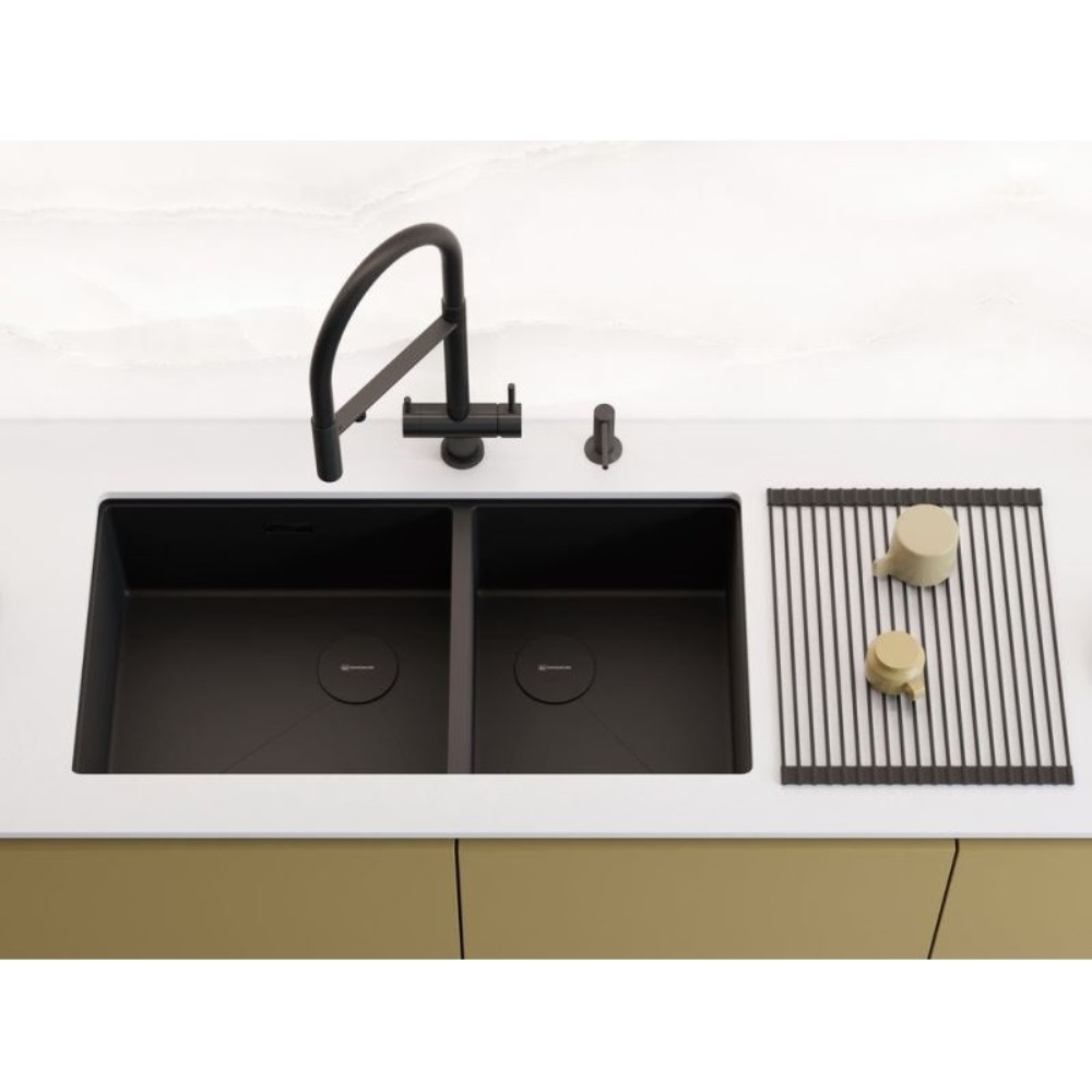 Мойка кухонная Omoikiri Taki Side 85 Золото светлое 4997038 — изображение 3