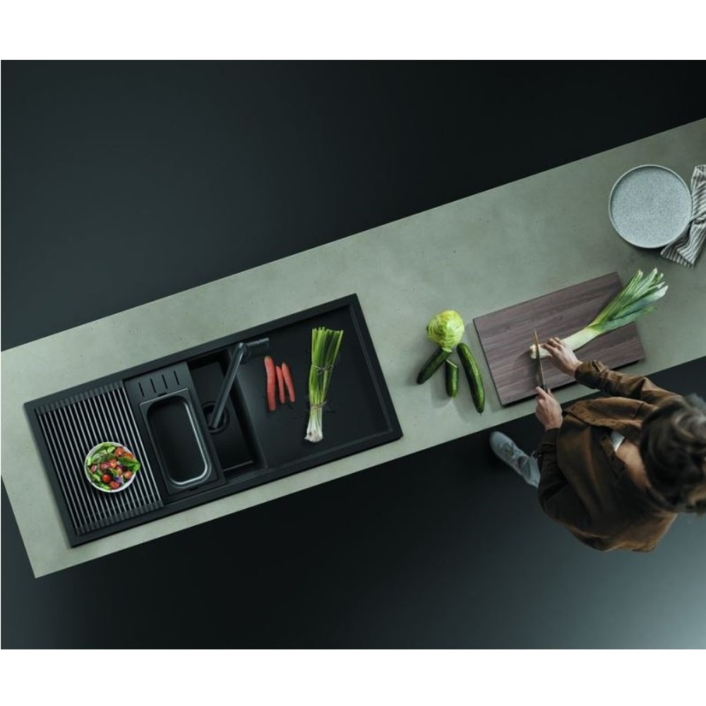 Мойка кухонная Omoikiri Sintesi 116 Серый матовый 4997124 — изображение 3