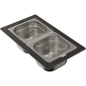 Контейнер для кухонной мойки Omoikiri DC-04-2 Сталь 4999084